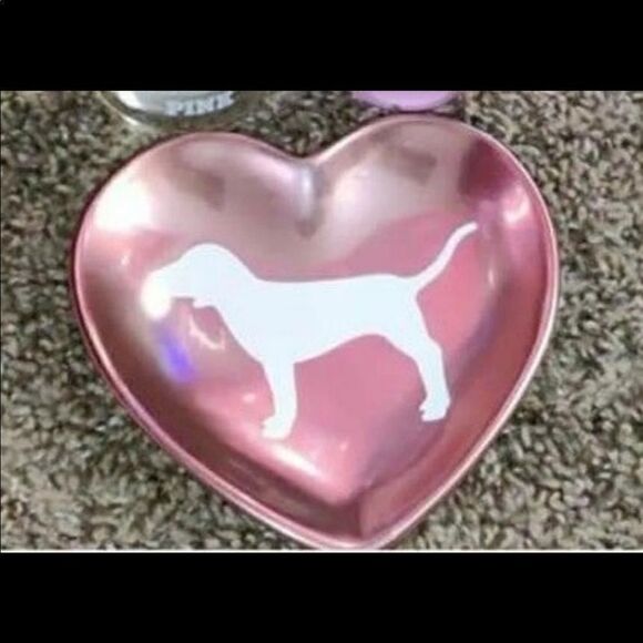 NEW VICTORIA'S SECRET PINK METALLIC ROSE GOLD Dish - Picture 4 of 4